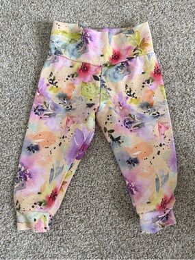 Handmade Cotton Baby Pants size 3 months made in Canada floral